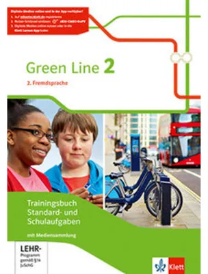 Produktbild von Green Line 2. 2. Fremdsprache. Trainingsbuch Standard- und Schulaufgaben, Heft mit Lösungen und CD-Extra Klasse 7