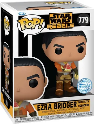 Zdjęcie produktu dla Funko POP Star Wars 779 Ezra Bridger with Sith Holocron  Special Edition Limitowana Figurka Kolekcjonerska