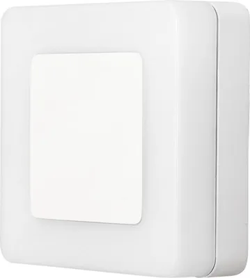 Image de Applique carrée d'extérieur TUNE, Variante : 9 W, 620 lm, 3000 K, blanc