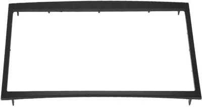 Produktbild von Universal Autoradiohalterung aus schwarzem Kunststoff - 178x102 mm