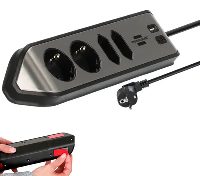 Produktbild von brennenstuhl Estilo Ecksteckdosenleiste 4-Fach mit USB A und USB C PD 30W
