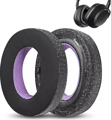 Produktbild von INF Ersatz-Ohrpolster für Bowers & Wilkins PX7 Kopfhörer - Kühlende Ohrpolster (Schwarz/Lila)