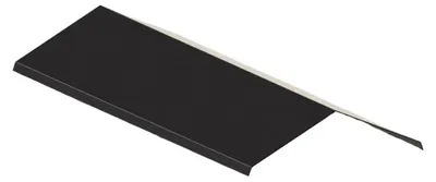 Obrázek produktu pro Hřebenáč RŠ 333, 1 bm, Lakovaný pozink, Tmavě hnědá RAL 8019