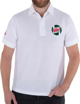 Obrázek produktu pro Polo tričko Castrol, klasický bílý model, velikost L, číslo 50