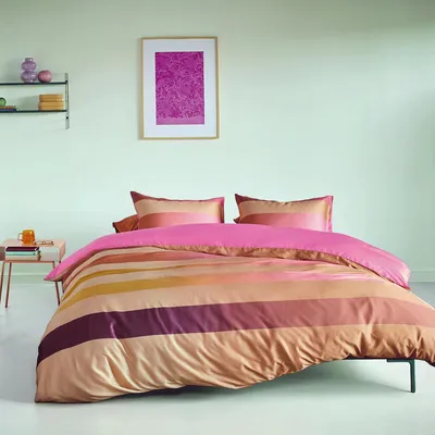 Zdjęcie produktu dla Zestaw pościeli Beddinghouse Dutch Design Times Square, 2 elementy - 135 x 200 cm - wzór "Bunt" - 70% lyocell, 30% satyna bawełniana, 220 TC - z zamkiem błyskawicznym