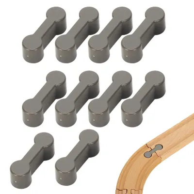 Immagine prodotto di Solidchoice - Set di 10 adattatori in legno per binari di trenini giocattolo