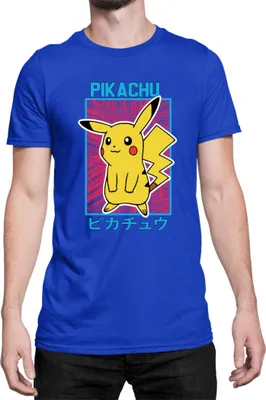 Zdjęcie produktu dla Męska Koszulka Japan Manga Anime Comics Pokemon 034, Man 3XL / Niebieski