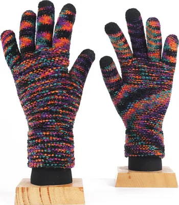 Produktbild von Winter-Touchscreen-Handschuhe für Damen, warm, mit Bildschirmfingern, Texting, elastischer Manschette, Thermohandschuh