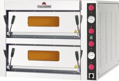 Obrázok produktu pre Elektrická pec na pizzu KBS pre 4+4 pizze ø32cm 9 kW 910x840x700 mm 400 V