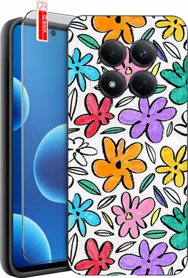 Immagine prodotto di ETUI do Xiaomi Redmi Note 15 Pro 4G | WZORY | SILIKONOWE MATT CASE + SZKŁO