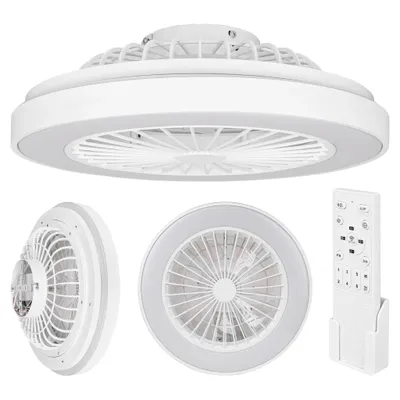 Produktbild von MasterLED LED Deckenventilator mit Licht Kleo 48 cm weiß, 3CCT, dimmbar