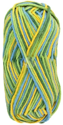 Produktbild von Lana Grossa - Star Print 0357 senfgelb grün blau opalgrün