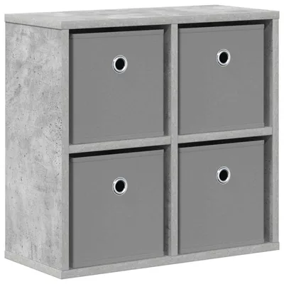 Produktbild von Sideboard mit Schubladen Beton Grau 49,5 x 22 x 47 cm