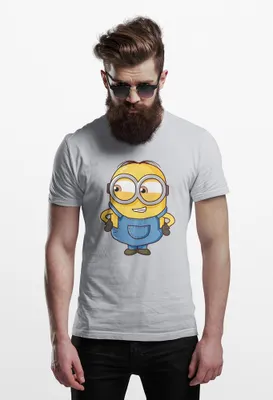 Produktbild von D&B 150 Uni Polo  EB00012 Minions HellGrau-Größe L