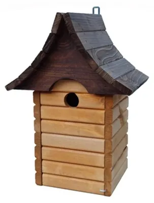 Image de Nichoir en chêne et noyer