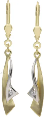 Produktbild von JuwelmaLux Ohrhänger 333 Gold- und Weißgold JL20-06-0779