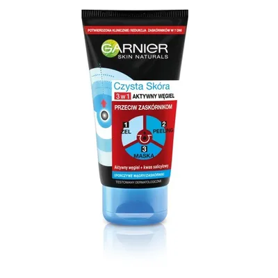 Produktbild von GARNIER Clean Haut Intensive Carbon 3-in-1-Reinigungsgel 150ml