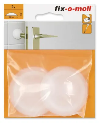 Produktbild von Wandpuffer rund 60mm transparent fix-o-moll