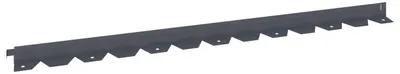 Immagine prodotto di vidaXL Bordatura per prato, 50 pezzi, 102 x 4 x 4 cm, acciaio, antracite