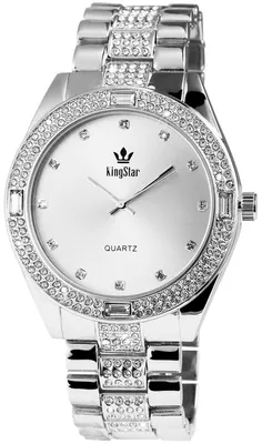 Produktbild von King Star Herrenuhr mit Metallarmband