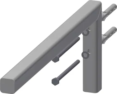 Productafbeelding van KWC AR Konsole, VARIUS, roestvrij staal, wit, 30x170x450 mm, geschikt voor waterkraan uit de MIRANIT-serie