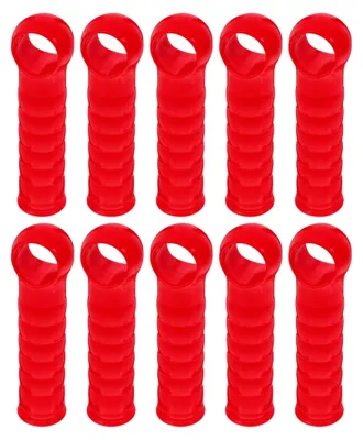 Produktbild von 10 Stück Endkappen aus Kunststoff für Besenstiele 22mm Einfache Montage Ergonomisches Design für Mopphandgriffe Geeignet für Garage und Zuhause