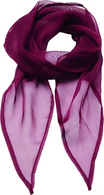 Produktbild von Premier Workwear PR740 | Schal Women`s Colour Chiffon Scarf - 98 x 16,5 cm - Farbe: Burgundy (ca. Pantone 216) - Größe: 98 x 16,5 cm