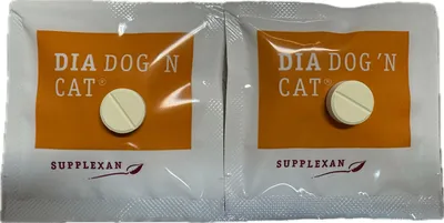 Produktbild von Hund Wurmkur-Set: Hilfe bei Wurmbefall 2 Tabletten + 2 Dia DOG'N CAT, diätetisches Mittel bei Durchfall Hunde bis 20 kg Darmparasiten