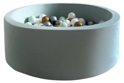 Produktbild von Monio for Kids Trockenes Bällebad 30x90 Schlammige Minze 250 Bälle