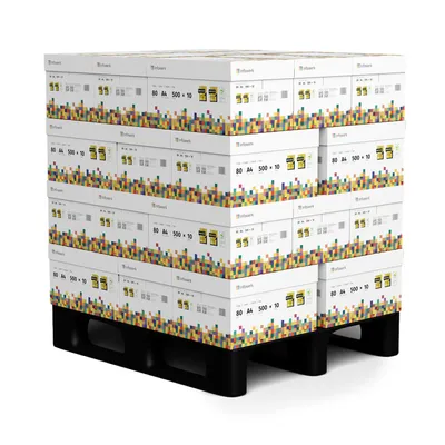 Produktbild von Infowerk Druckerpapier Kopierpapier 140000 Blatt A4 80g Premium Weiß PEFC