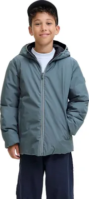 Produktbild von Jack & Jones 12279138_2036_1191983_140, Feldjacke, Uni, Erwachsener, Reißverschluss, Polyester, Grau