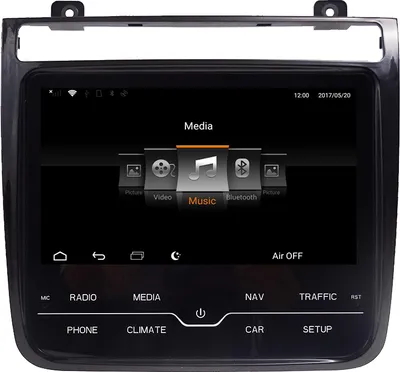 Produktbild von Für VW Touareg 2 RNS850 9" Touchscreen Android  Navigation GPS CarPlay