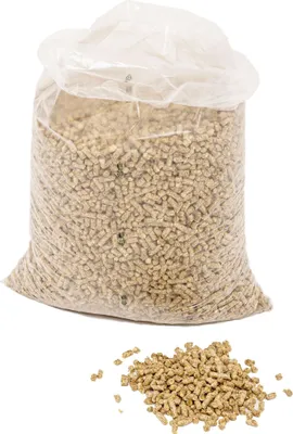Produktbild von Jumbogras® Einstreu-Pellets 8mm aus Miscanthus 15kg im Sack