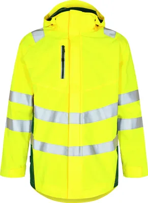 Produktbild von F. Engel Safety Shellparka, Gelb/Grün, Gr. 5XL