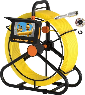 Zdjęcie produktu dla Kamera inspekcyjna do rur, HD 1000TVL, nagrywanie DVR 16 GB, rejestrator 17MM, 30M