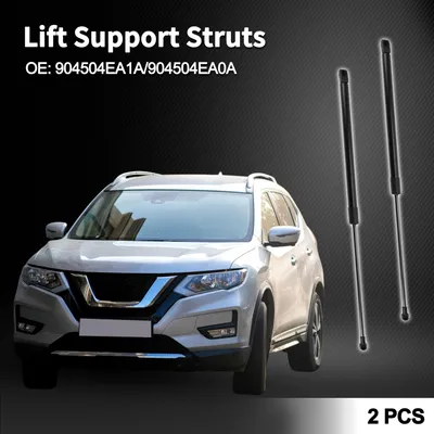 Image de Vérins De Hayon À Gaz No.904504Ea1A/904504Ea0A/ Pour Nissan Qashqai 2017-2020 Noir 2Pcs Arrière Hayon