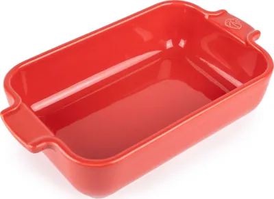 Produktbild von PEUGEOT Keramik Auflaufform APOLLIA 22cm Rechteckig Rot Ofen Spülmaschinenfest
