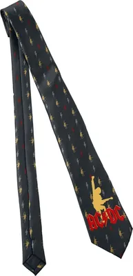 Produktbild von AC/DC Krawatte Herren Angus schwarz Band-Merch, Bands 100% Polyester Standard