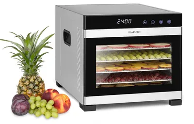 Obrázok produktu pre Klarstein Flavour Dry, sušička potravín, 6 políc, 5-75 C°, LCD, časovač