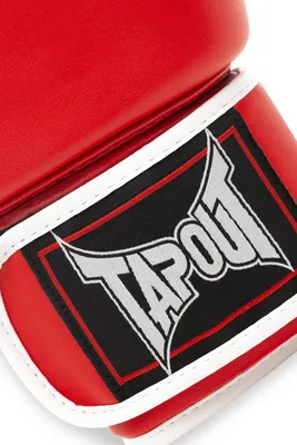 Produktbild von Boxhandschuhe aus Kunstleder (1Paar) COLTON Red/White 14 oz Tapout