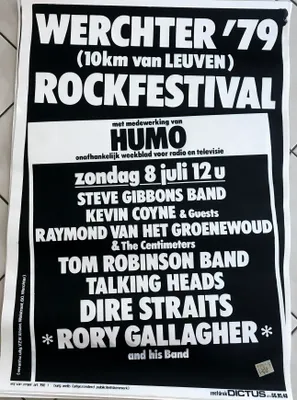 Immagine prodotto di WERCHTER 1979 - RORY GALLAGHER / Dire Straits - Locandina - 70x100 cm