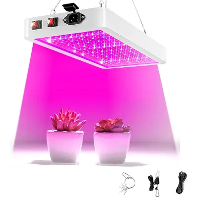 Produktbild von Pflanzenleuchte 216LED, Doppelschalter, 60W mit verstellbarem Kabel und Lanyard