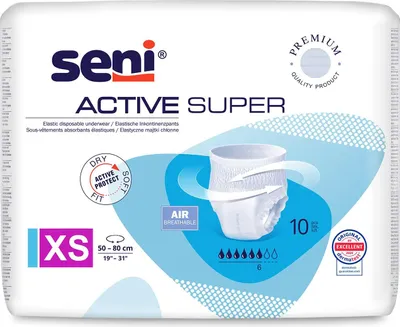 Produktbild von Seni Active Inkontinenzpants Super XS 10 St