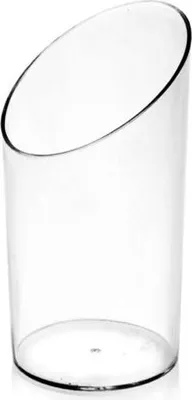 Produktbild von 20x Fingerfood-Becher rund klar 65 ml PS Ø 4,5 x 8,4 cm