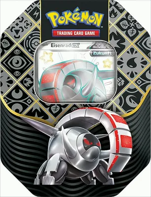 Immagine prodotto di Pokémon Paldeas: Destini - Ruota di Ferro - Edizione Tin Box - Tedesco