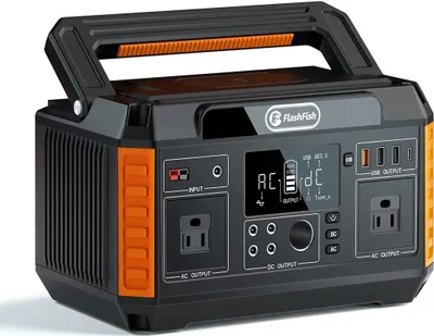 Immagine prodotto di FlashFish P60 560W 520Wh 140400mAh Energiebank Solargenerator, Solar-Powerbank, Powerbank, Generatore Ladestation, Powerstation