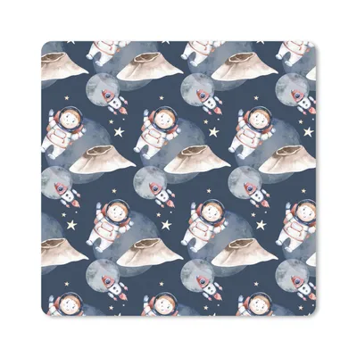 Produktbild von MuchoWow® Mauspad Mousepad Astronaut - Rakete - Weltraum - Kinder - Jungen - Mädchen - Kinder 30x30 cm - Mousepads - Maus Mat - Pad - Mausunterlage - Gaming