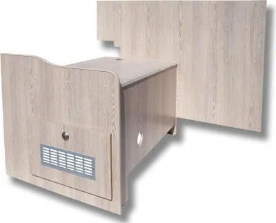 Immagine prodotto di Kit - Parti in legno per panchina incl. parete esterna e sottostruttura per camper