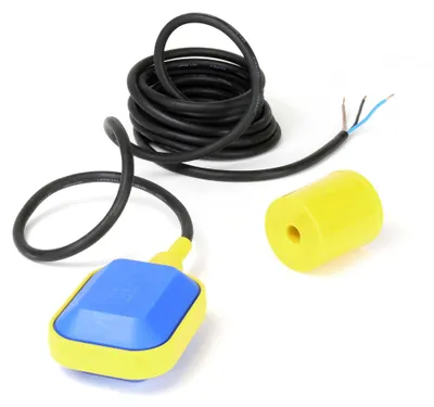 Vlotterschakelaar 250 V 16 A, 10 m Kabel, für Tauchpumpen