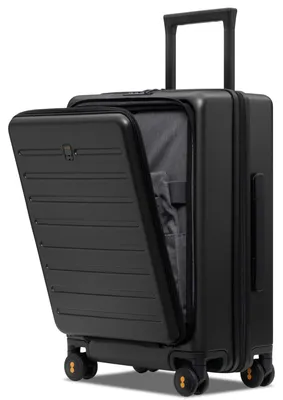 Produktbild von Koffer mit Laptopfach – Handgepäcktauglich mit TSA-Schloss – Schwarz – 37x24x54,5 cm – 38 Liter